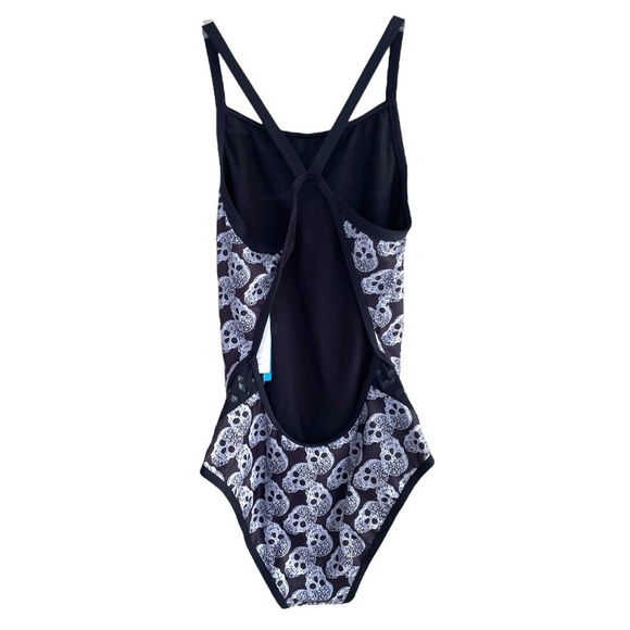 ARENA LIMITED EDITION!  CRAZY POP SKULLS SUPERFLY BACK ONE PIECE - Picture 13 of 16